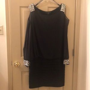 Evening short dress.